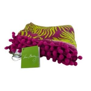 Vera Bradley Embellished Infinity Scarf Palm Fronds NWT